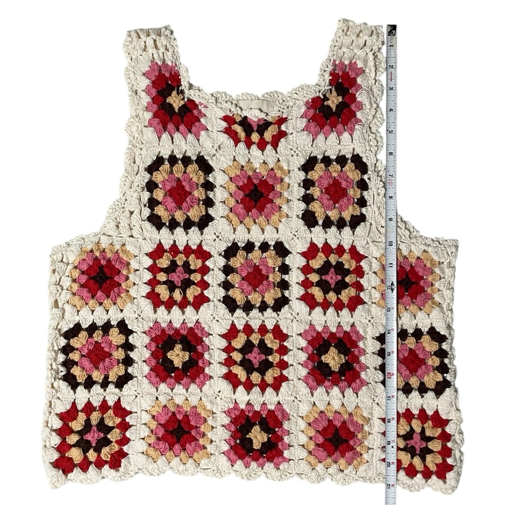 LUCKY BRAND Crochet Tank Top Small - Picture 12 of 12